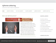 Tablet Screenshot of lijfrenteuitkering.net